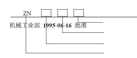 其型號的表示方法規(guī)定如下